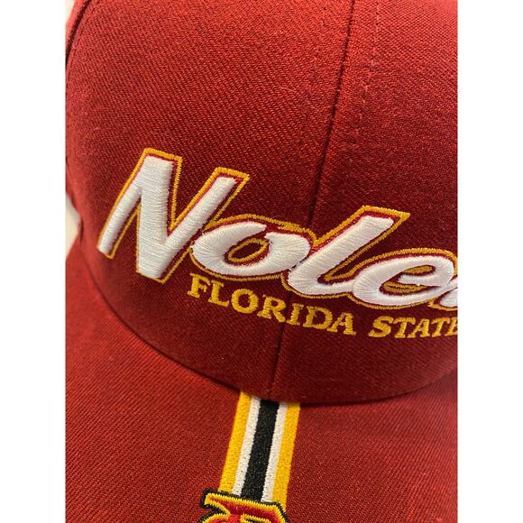 FSU Florida State University Mike Martin Autographed Baseball Hat Red Gold - Picture 2 of 12